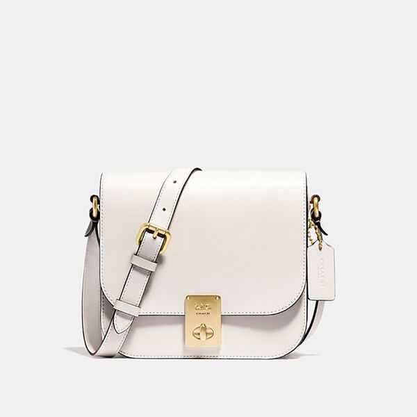 Bolsa Hutton Saddle Bag Coach Branco coach