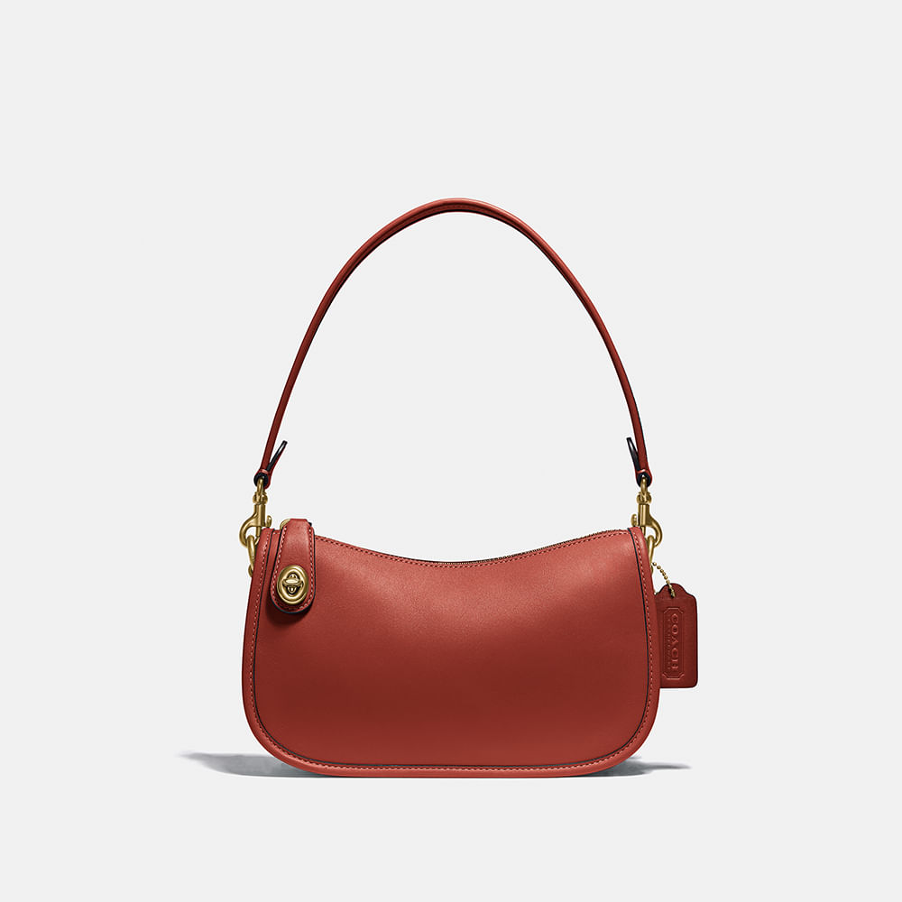 tan leather shoulder bolsa