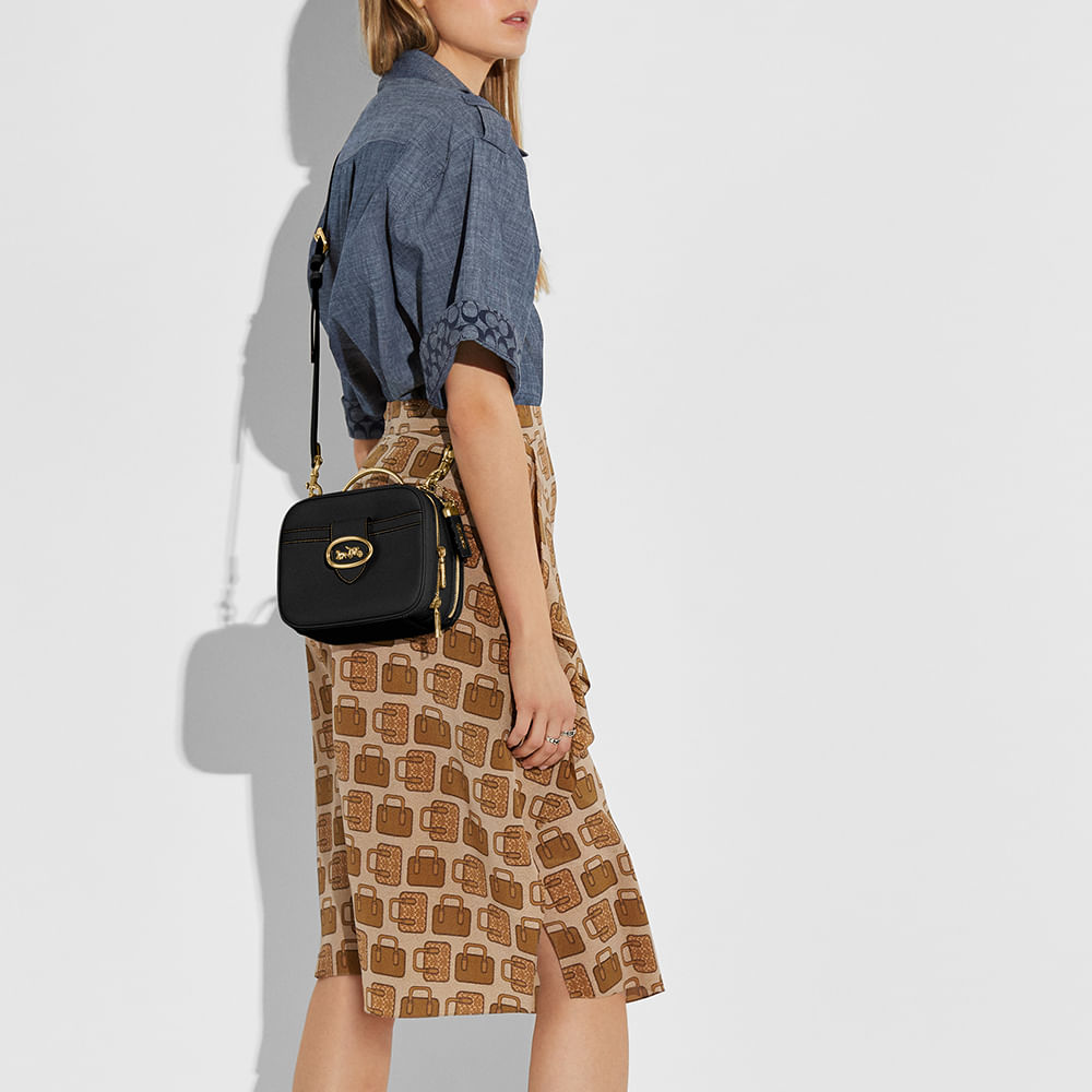 coach kat camera bolsa in colorblock