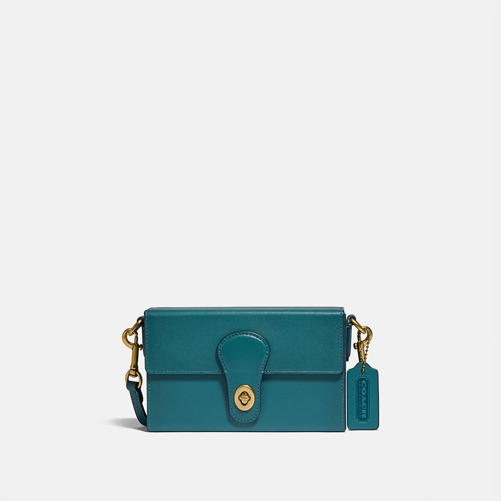 coach green mini bolsa