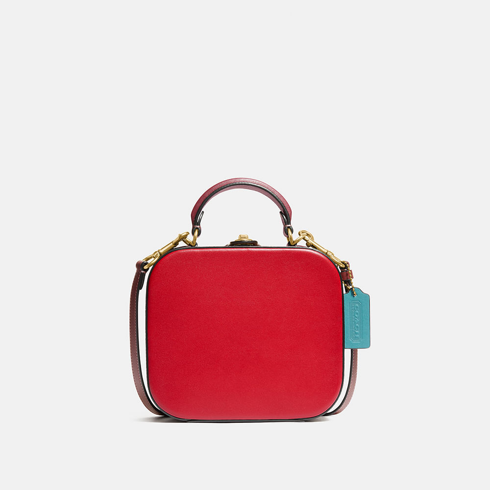 coach bolsa red