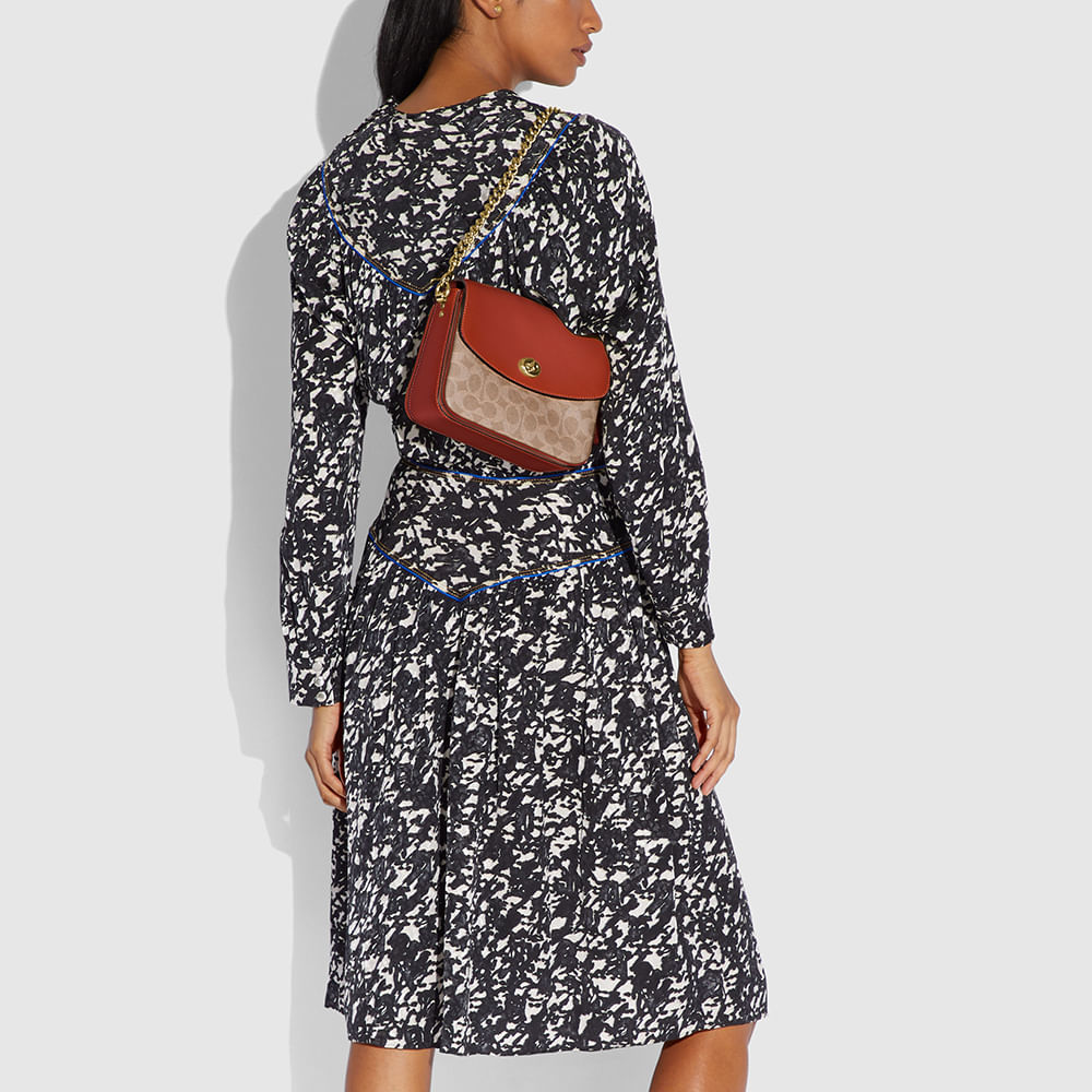 Bolsa Cassie Crossbody 19 Coach Caramelo - coach