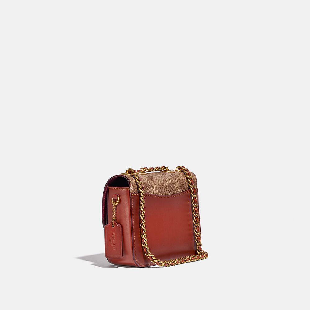 Bolsa Madison Shoulder 16 Signature Coach Caramelo - coach