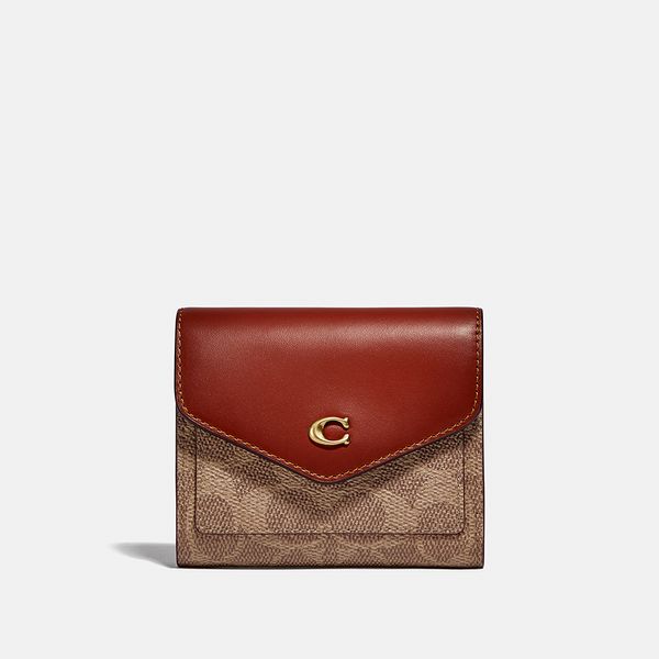 Carteira Wyn Small Wallet Coach - Marrom