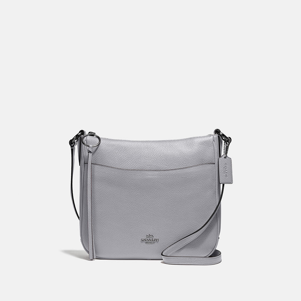 gray cross body bolsa