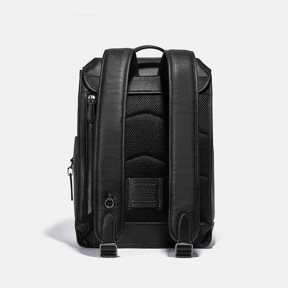Mochila League Flap Coach Preto - coach