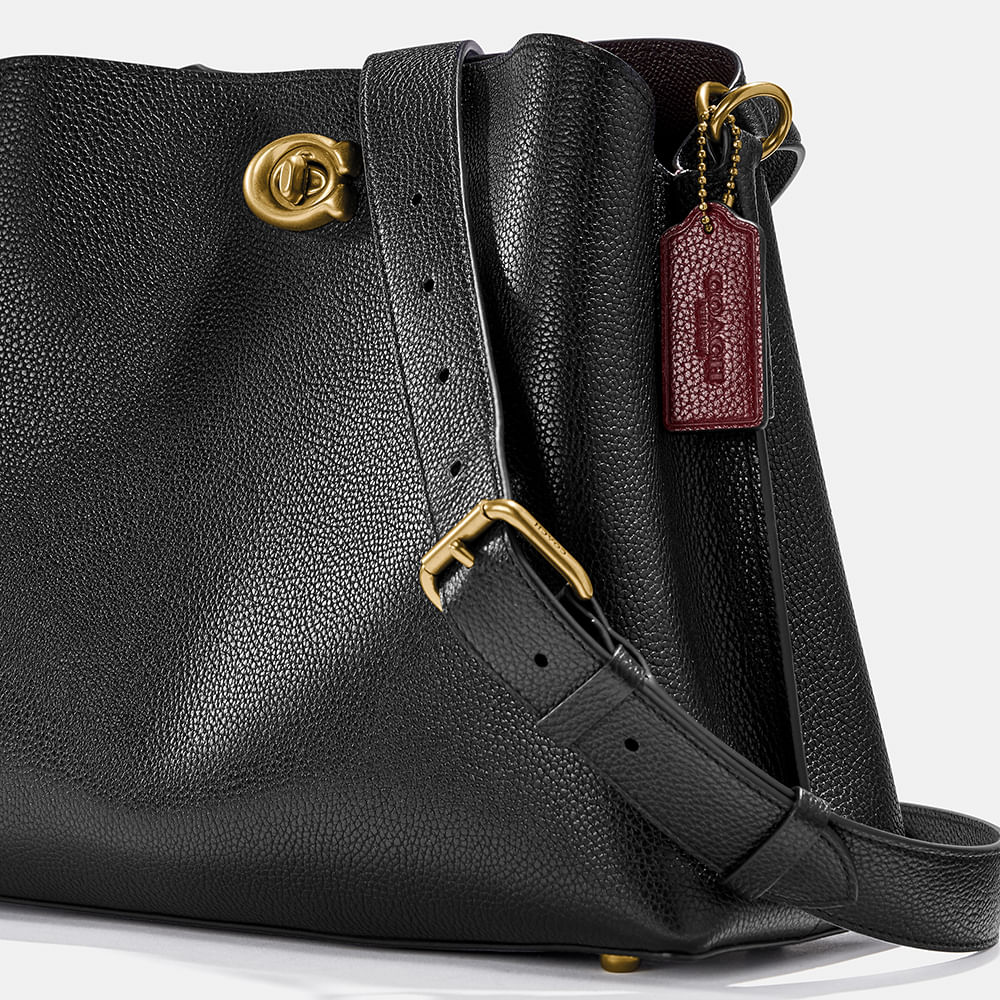 Bolsa Willow Shoulder Coach Preto - coach