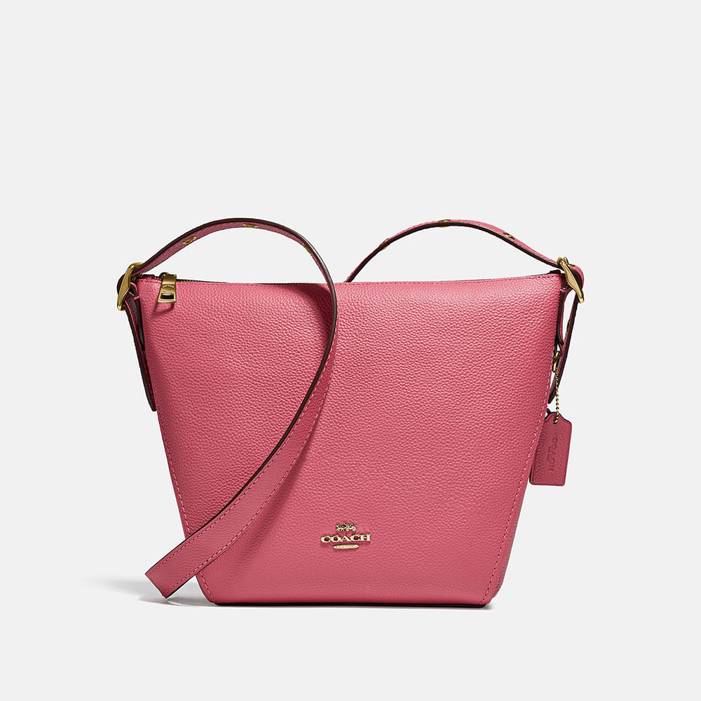 Coach small dufflette in natural leather Clearance