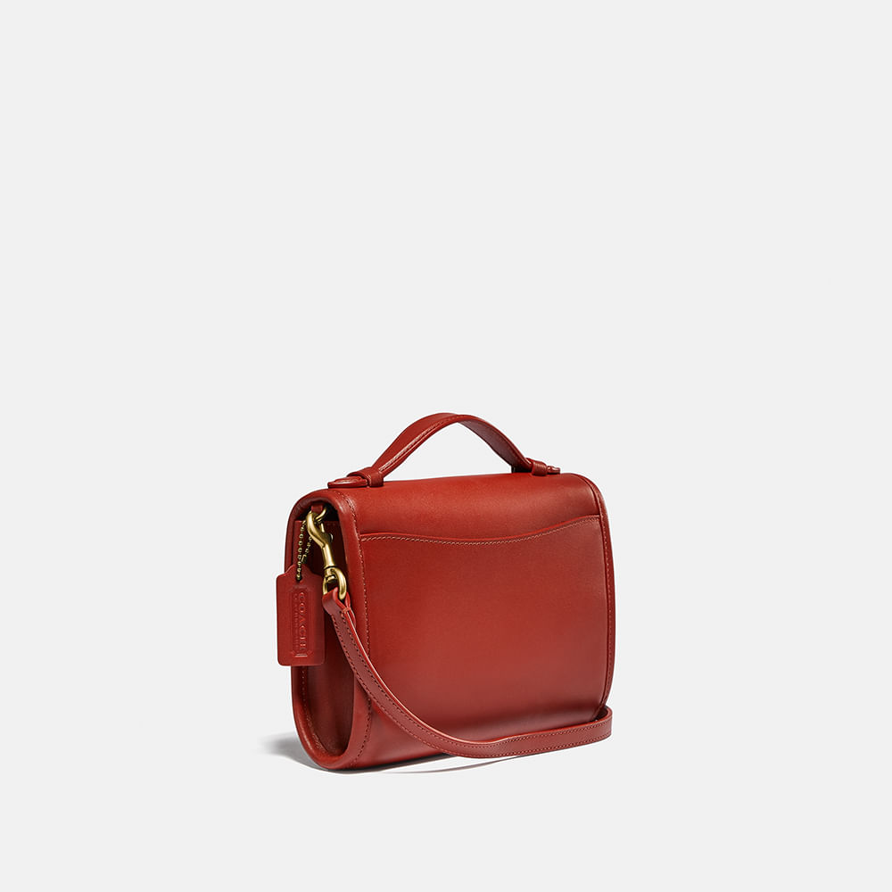 Bolsa Kip Turnlock Crossbody Coach Vermelho - coach