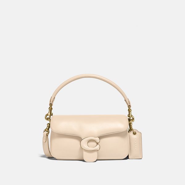 Bolsa Pillow Tabby 18 Coach - Off White