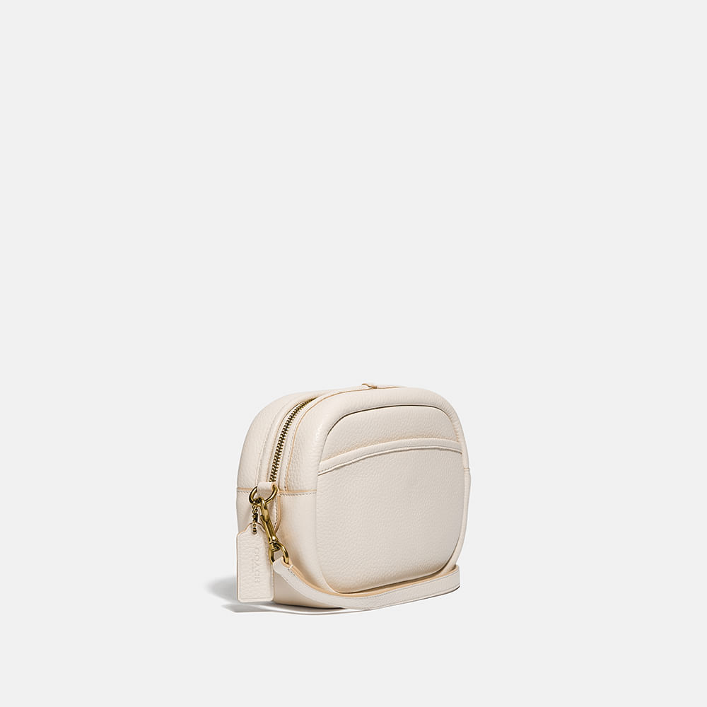 Coach white camera bag deals