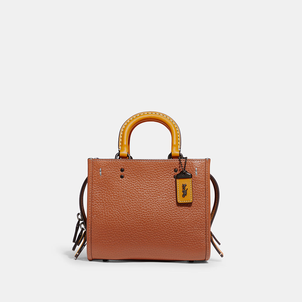 coach colorblock belt bolsa