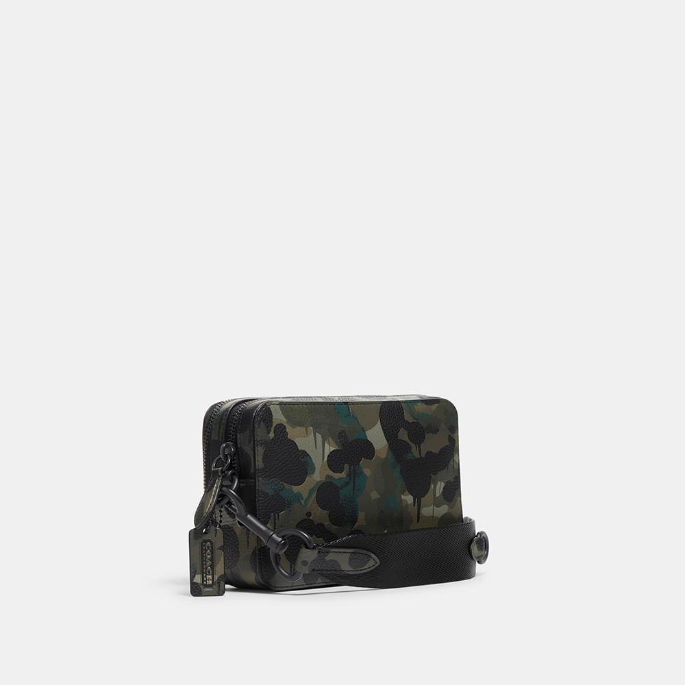Bolsa Charter Hybrid Camo Coach Verde - coach