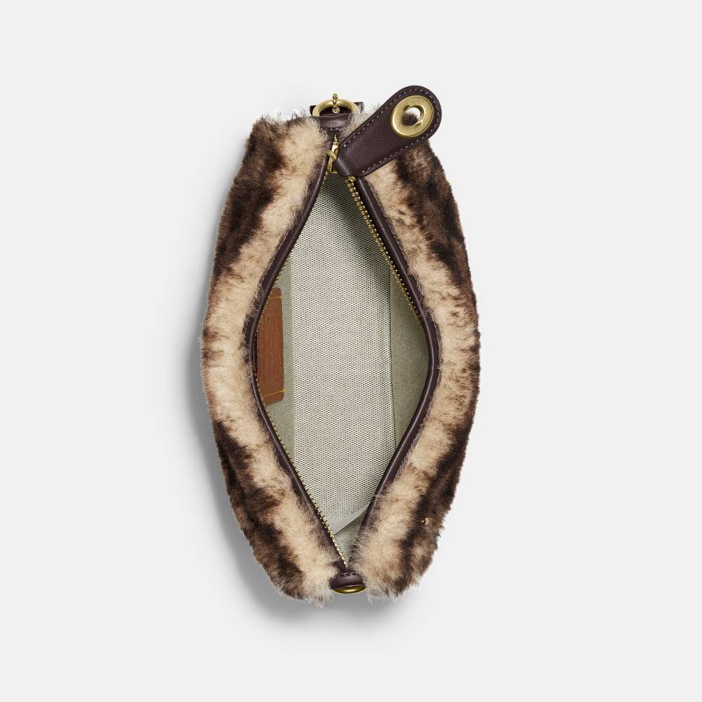 coach shearling bolsa