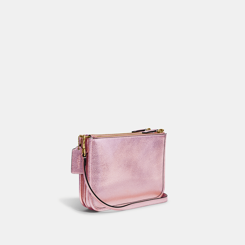 Bolsa Slim Turnlock Crossbody Coach Rosa - coach