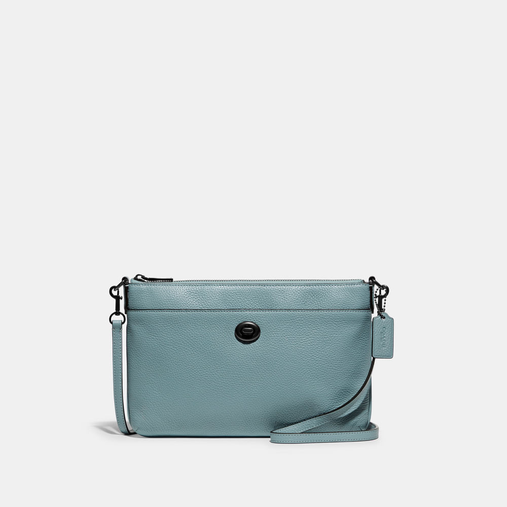 pebbled crossbody bolsa