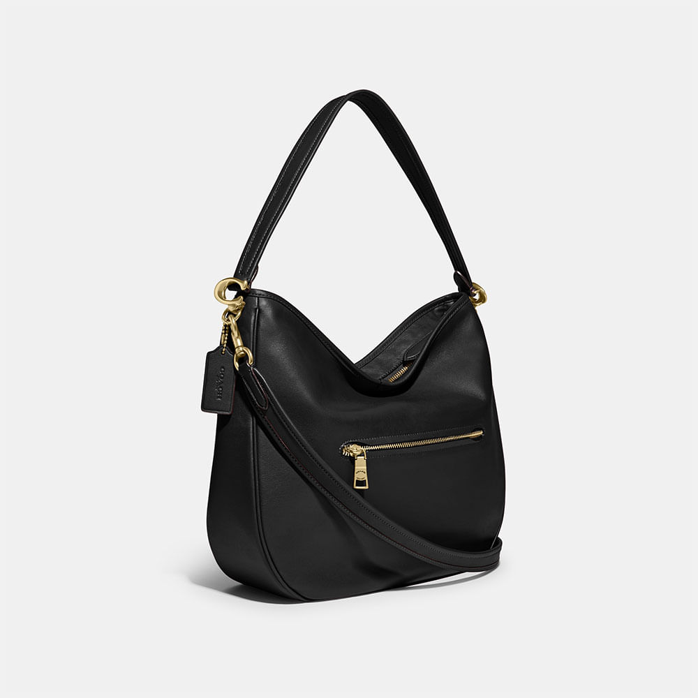 Bolsa Soft Tabby Hobo Coach Preto - coach