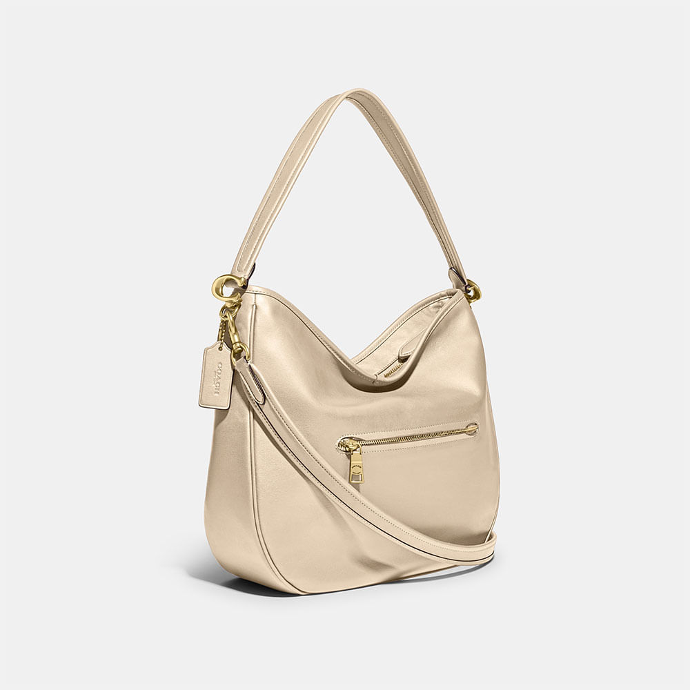 Bolsa Soft Tabby Hobo Coach Bege - coach