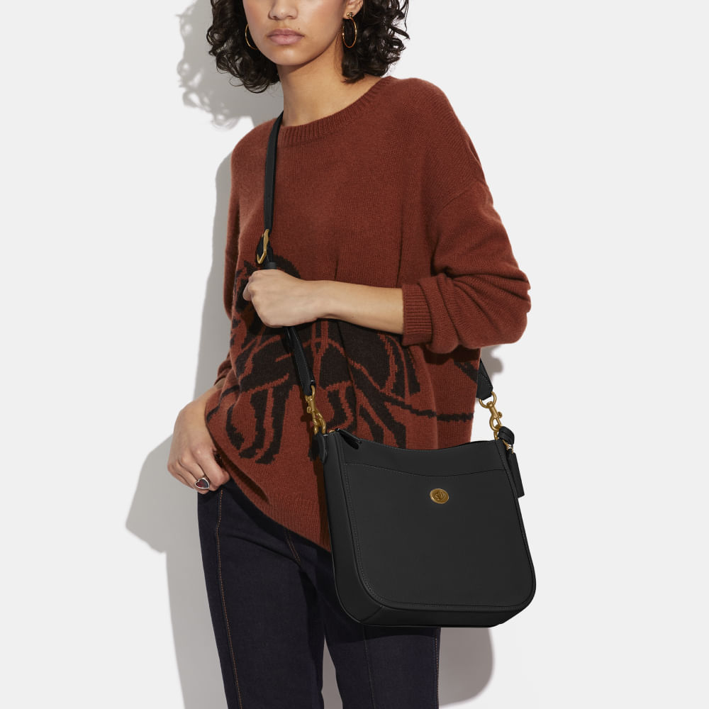 Bolsa Chaise Crossbody Coach Preto - coach
