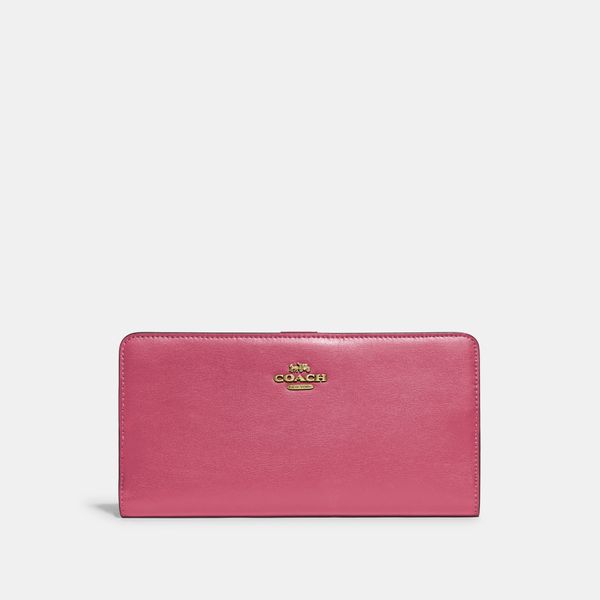 Carteira Skinny Wallet Coach - Rosa