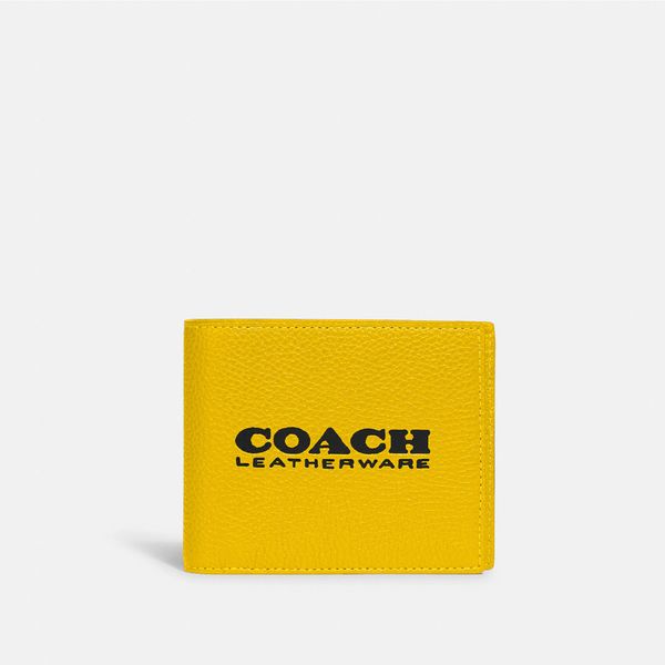 Carteira 3 em 1 Coach - Amarelo
