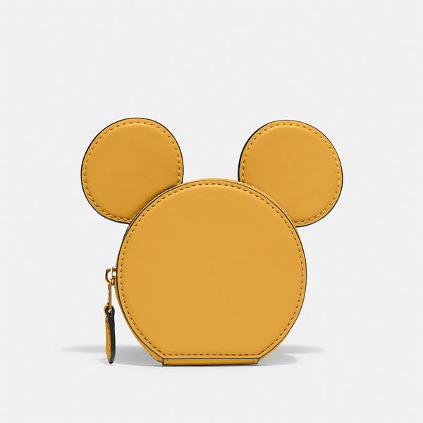 Porta-Moedas Disney X Coach Mickey Mouse - Amarelo