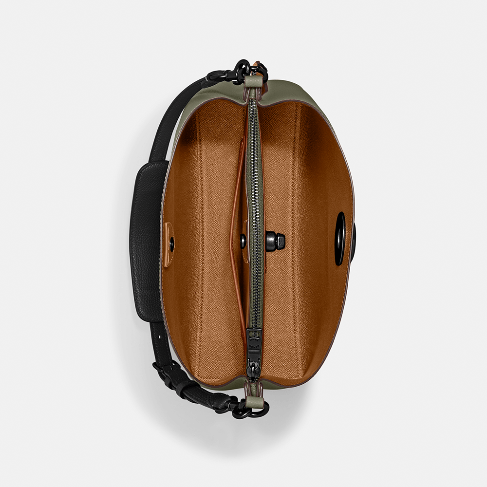 Bolsa Willow Shoulder Coach Verde - coach