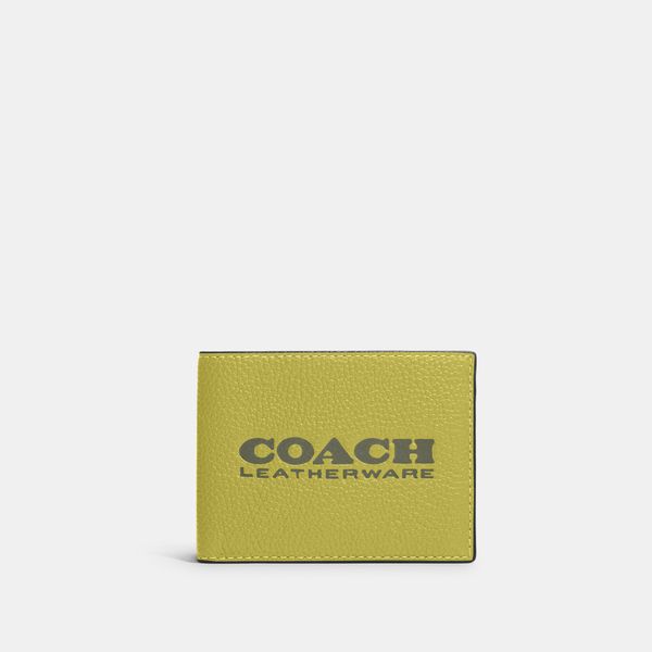 Carteira Slim Coach Verde