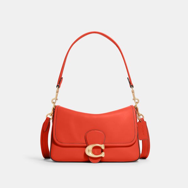 Bolsa Soft Tabby Coach - Vermelho