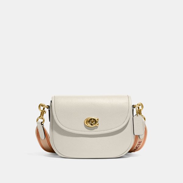 Bolsa Willow Saddle Coach - Off White