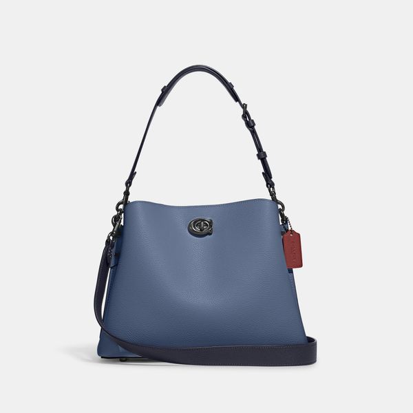 Bolsa Willow Shoulder Bag Coach - Azul