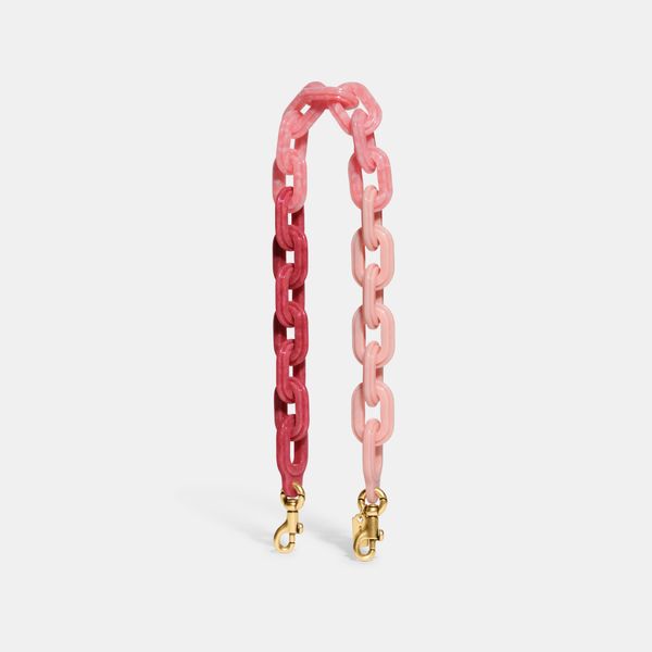 Alça Short Chain with Recycled Resin Coach - Rosa