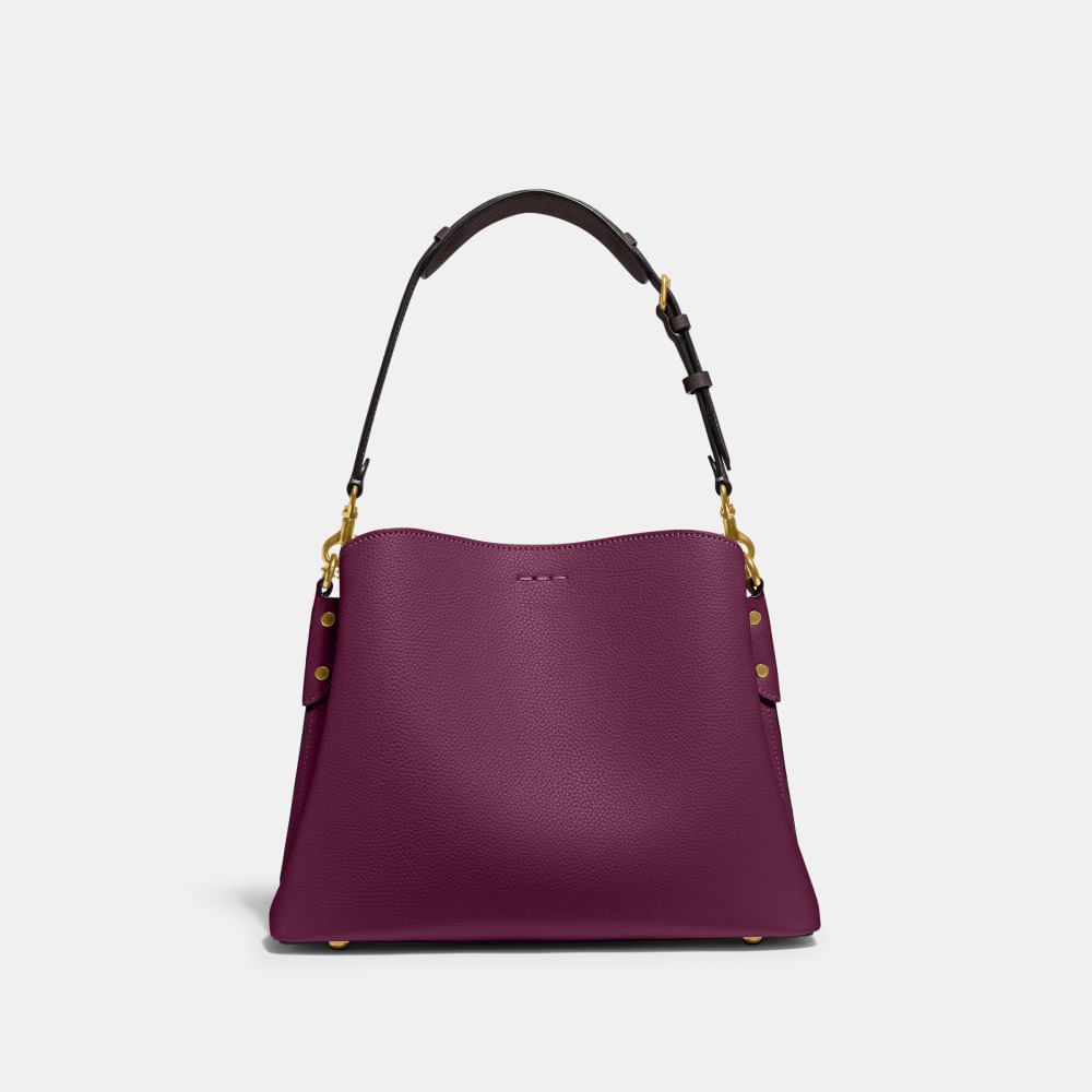 Bolsa Willow Shoulder Bag Coach Cinza - coach