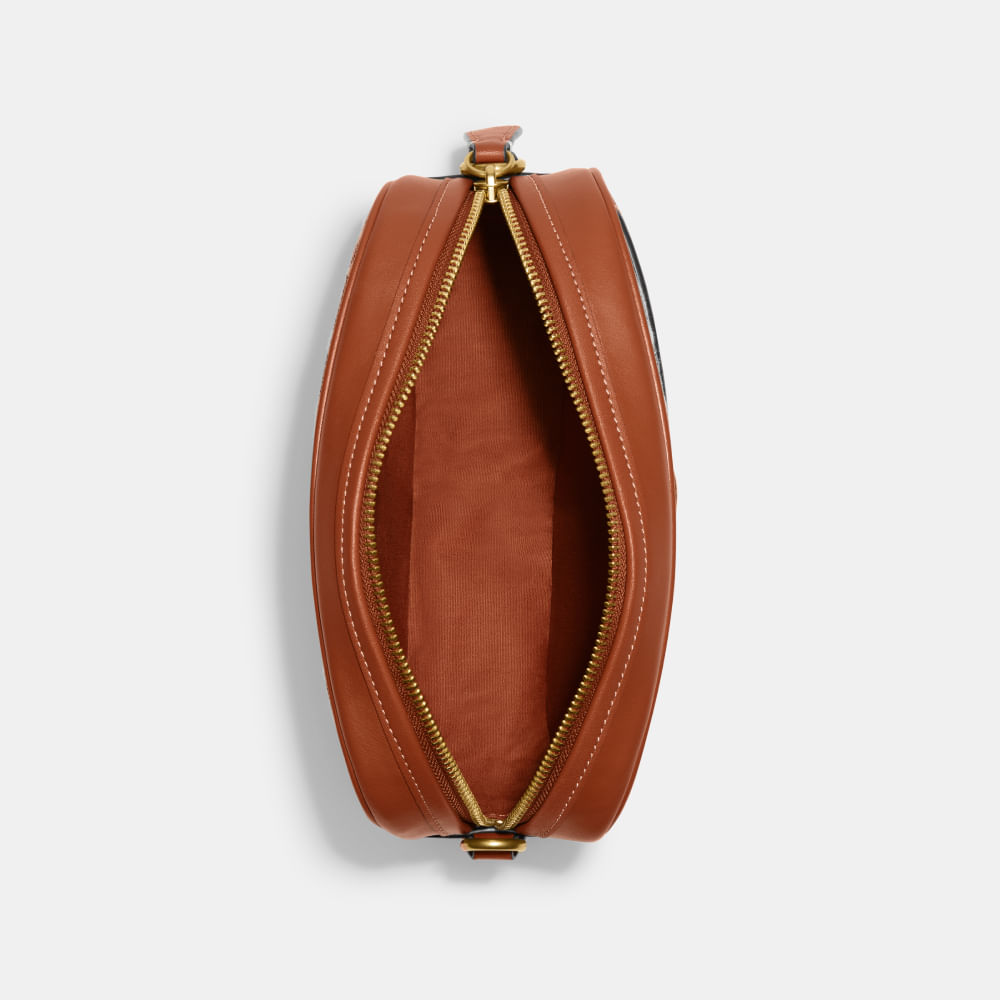 Bolsa Camera Bag Signature Jacquard - coach
