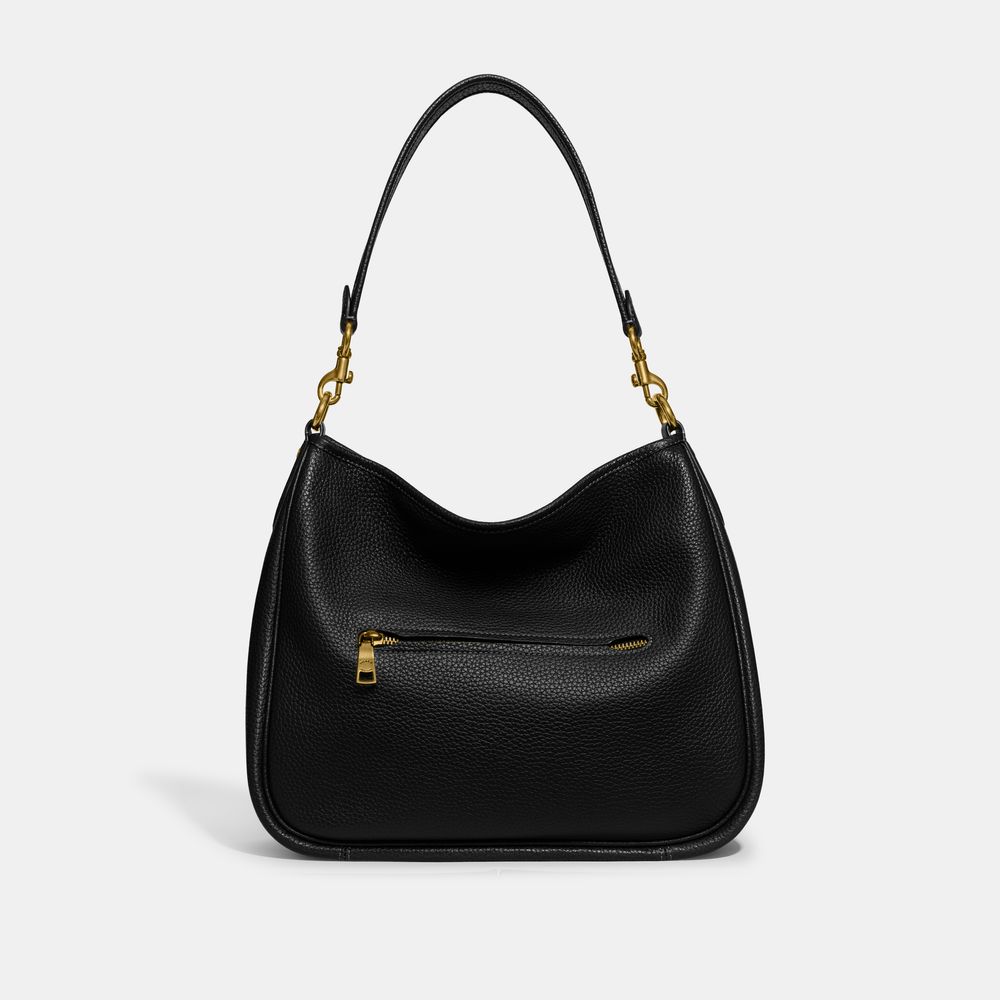 Bolsa Preta Cary Shoulder: Versatilidade Sofisticada - coach