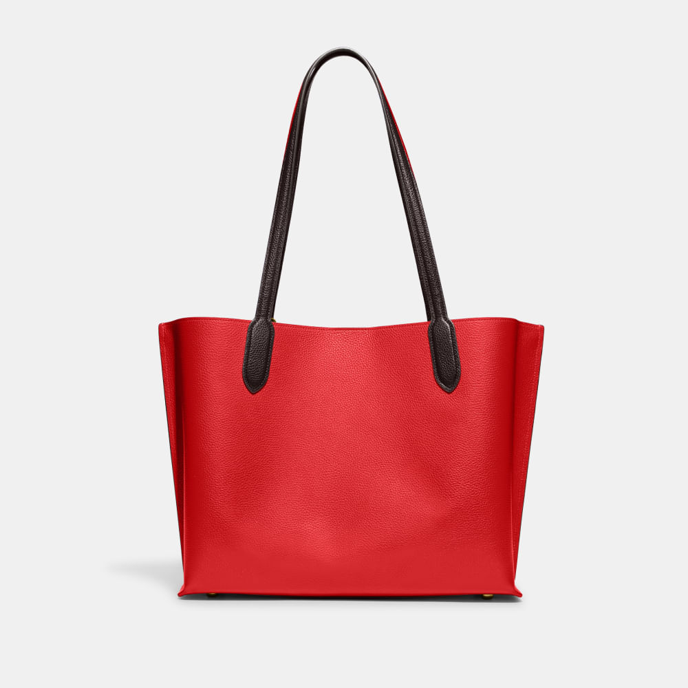 Bolsa Willow Tote Coach Vermelho - coach