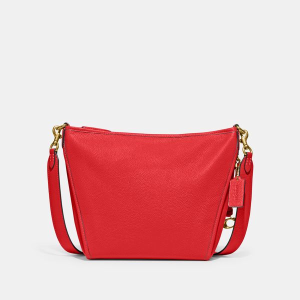 Bolsa Dufflette Small Crossbody Coach - Vermelho