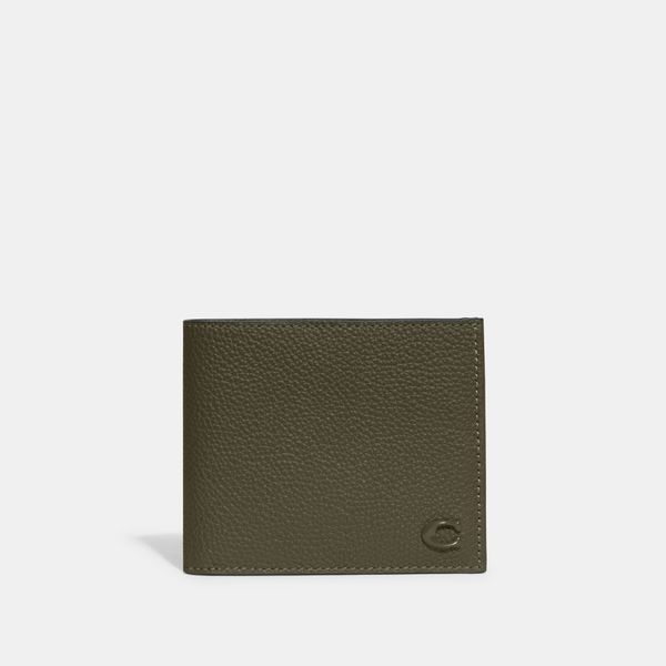 Carteira Double Billfold Coach - Verde