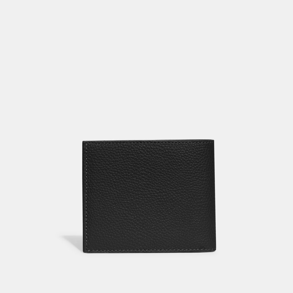 Carteira Double Billfold Coach Preto - coach