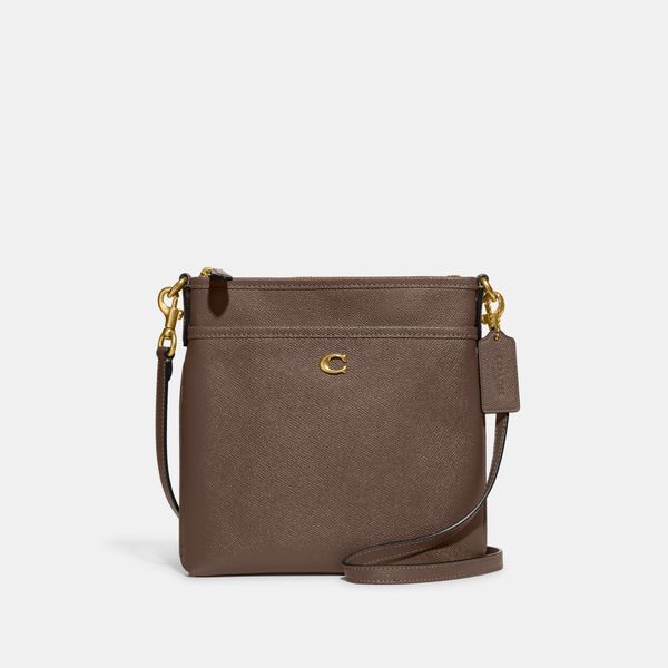 Bolsa Kitt Messenger Coach - Marrom