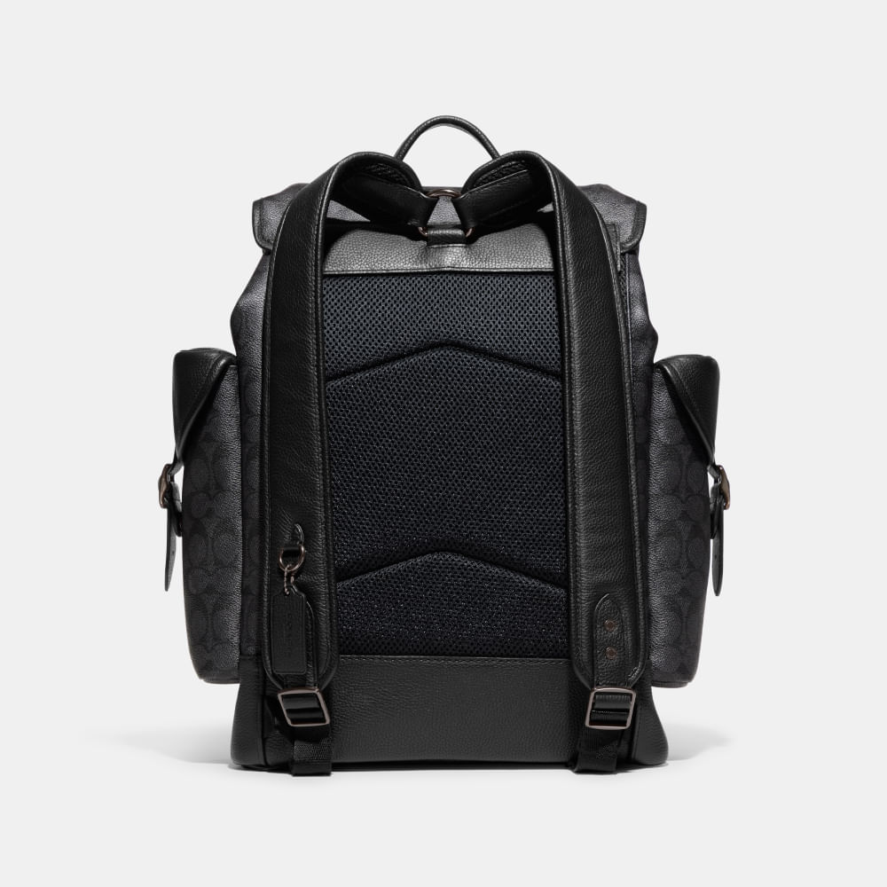Mochila Hitch Signature Coach Cinza - coach