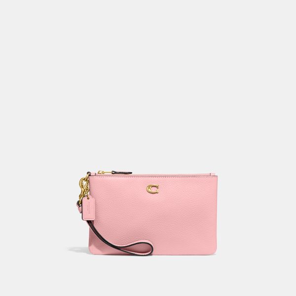 Bolsa de Mão Wristlet Coach - Rosa