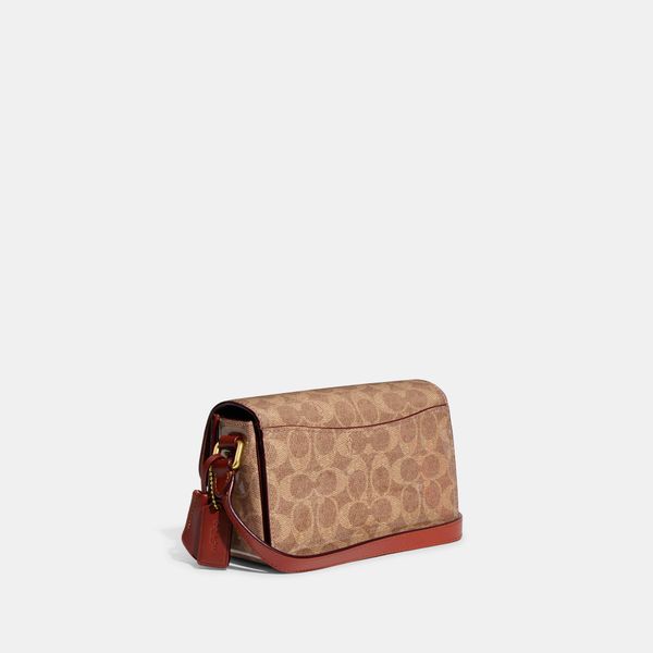 Bolsa Studio Shoulder Bag 19 Signature Coach Marrom coach