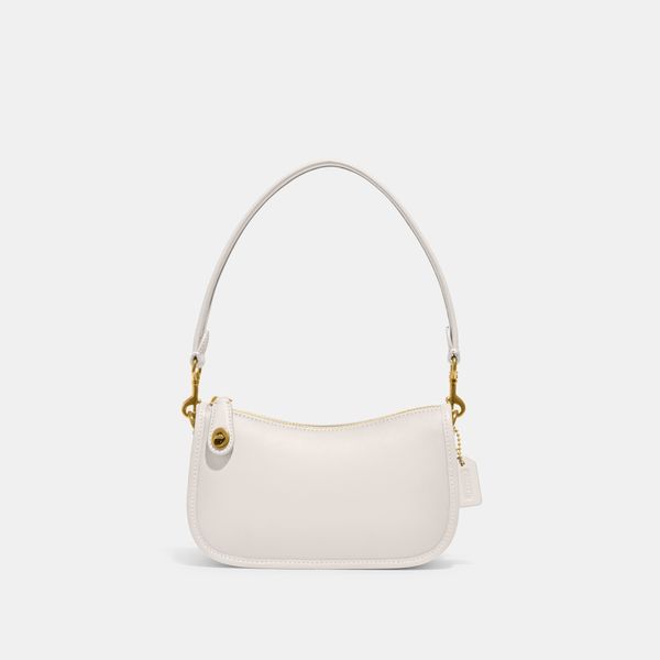 Bolsa Swinger Shoulder 20 Coach - Off White