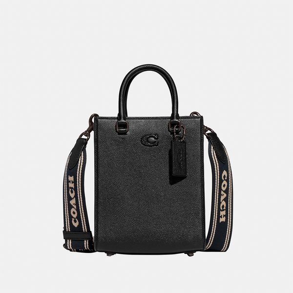 Bolsa Tote 16 Signature Detail Coach - Preto