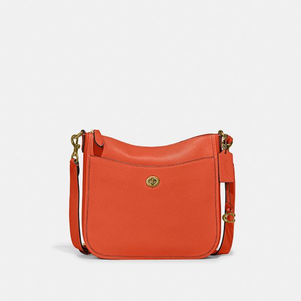 Bolsa Chaise Crossbody Coach - Laranja