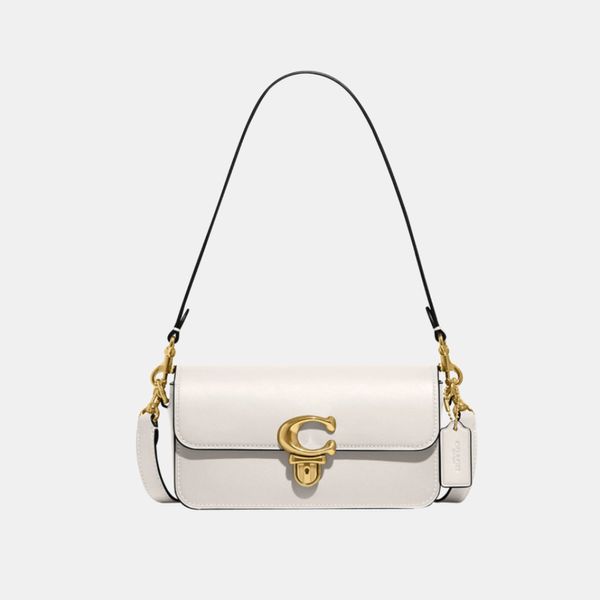 Bolsa Studio Baguette Coach - Off White