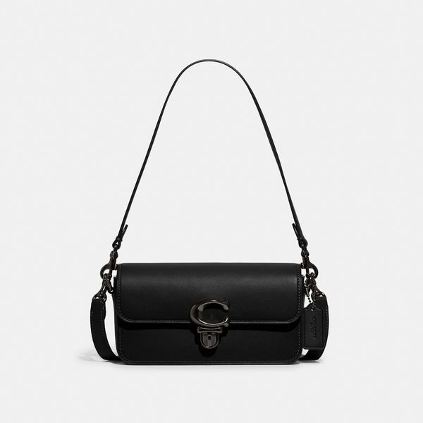 Bolsa Studio Baguette Coach - Preto