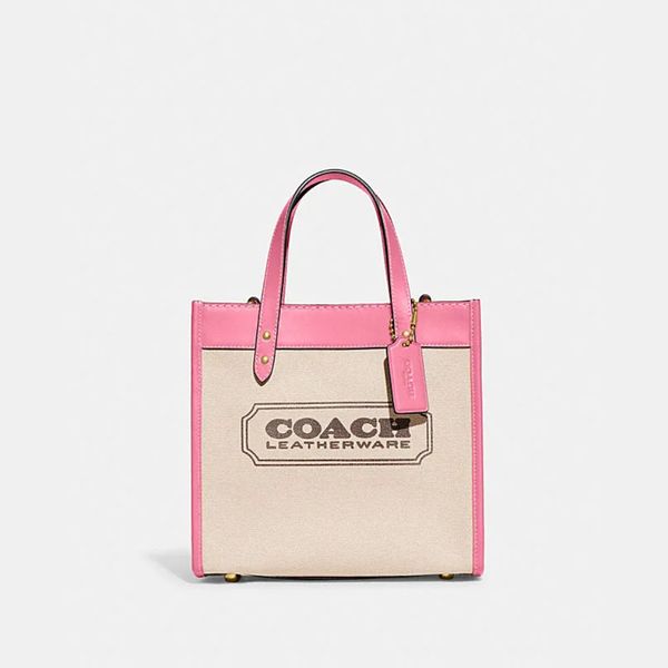 Bolsa Field Tote 22 Coach - Rosa