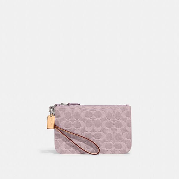 Bolsa de Mão Small Wristlet Coach - Roxo